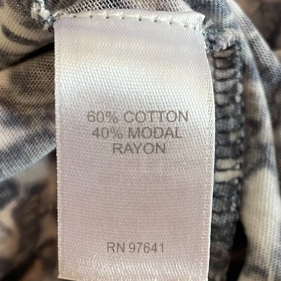 Pure Jill grey and white cotton blend dress Womens Extra Small comfort casual - Picture 9 of 10